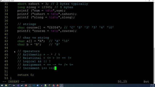 CS 354 Machine Organization and Programming: Lecture 05 Introduction to C Programming смотреть онлайн