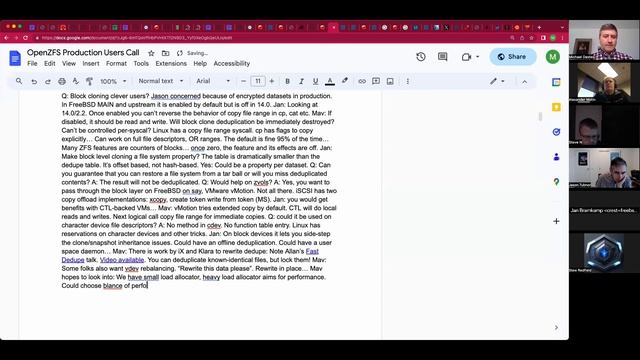 2023-11-08 OpenZFS Production User Call смотреть онлайн