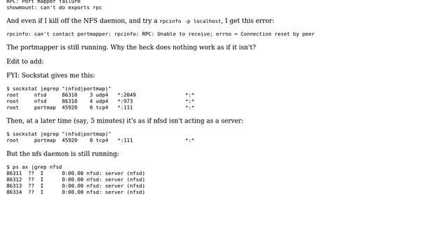 DevOps & SysAdmins: NFS headaches with FreeBSD 4.9 смотреть онлайн
