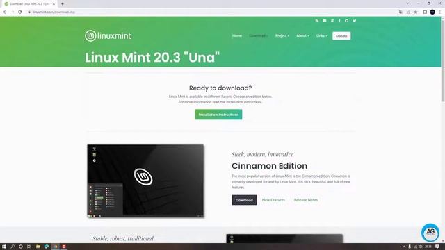 Como Baixar a ISO Linux Mint 20.3 "Una" смотреть онлайн
