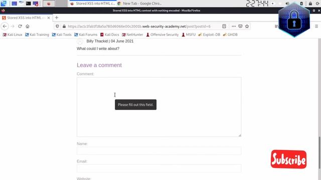 Stored XSS into HTML context with nothing encoded | Portswigger | TECHNO VISH смотреть онлайн