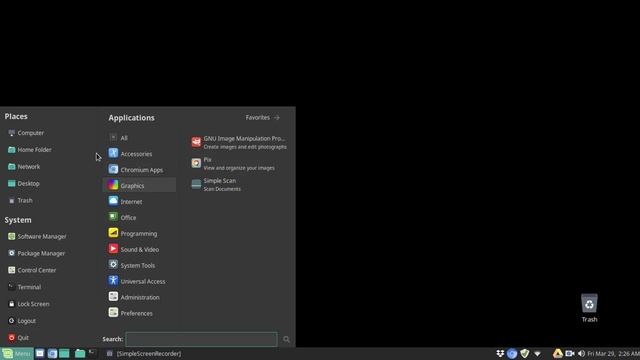 Simple Screen Recorder Test on Linux Mint смотреть онлайн