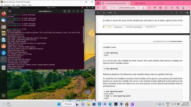 Linux Essentials Part 2 | Variables смотреть онлайн