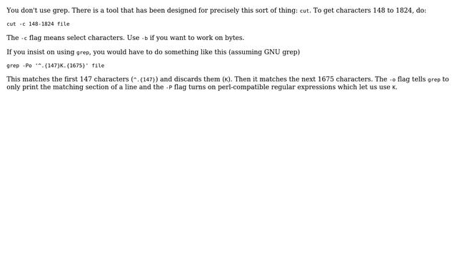 Unix & Linux: How can I grep a region of a string? (3 Solutions!!) смотреть онлайн