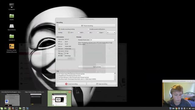 Testing livestreaming with simplescreenrecorder linux (road to 100 subs) смотреть онлайн