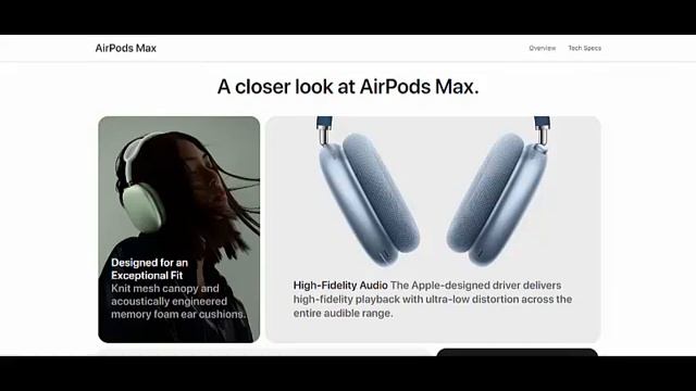 AirPods Max Details in This Video | Apple today announced AirPods Max смотреть онлайн