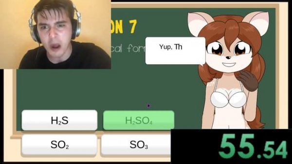 Mr. Pletcher weird exam 100% speedrun (hard difficulty)