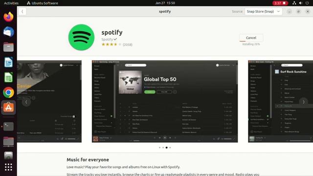 Cara Menginstall Spotify di Linux Ubuntu 22 04 lts Desktop смотреть онлайн