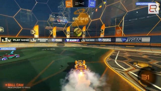 Rocket league gameplay #47 | Season 3 | Hotshot | Sniper | DFH stadium | 3v3 смотреть онлайн