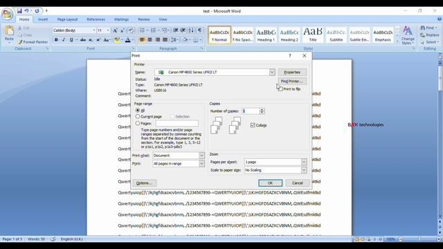 Canon MF4820d Printer Double Side Printing II How To 2-Side/Duplex Printing Canon MF4820d മലയാളം смотреть онлайн