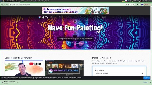 Как скачать крита на убунту? смотреть онлайн