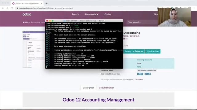 Odoo 12: Install Modul Accounting dengan Docker pada MacOS смотреть онлайн