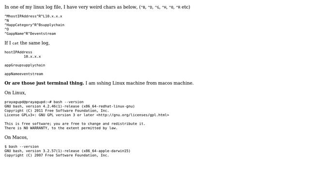 What are ^ followed by a character in linux files смотреть онлайн