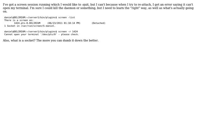 Why can't I attach a screen session? (2 Solutions!!) смотреть онлайн