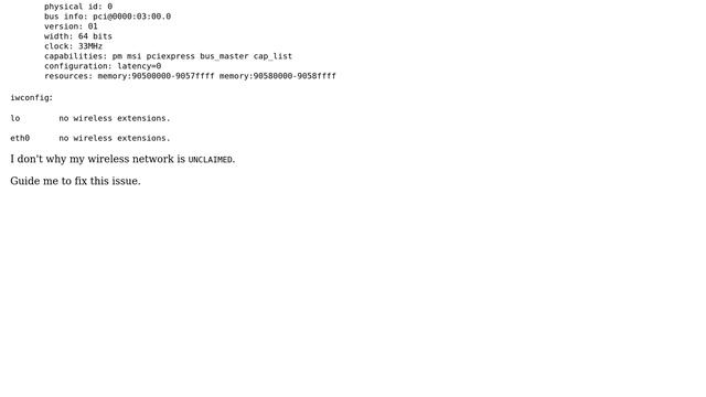 Ubuntu: Wireless network card is dectected but not working смотреть онлайн