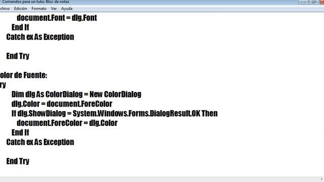 Hacer un editor de texto en visual basic 2008 express parte 3 смотреть онлайн