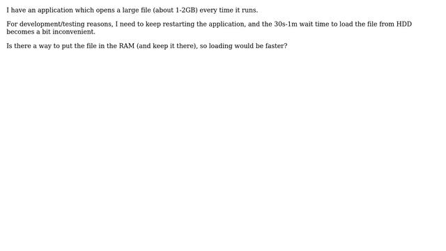 Unix & Linux: Loading file in RAM (2 Solutions!!) смотреть онлайн