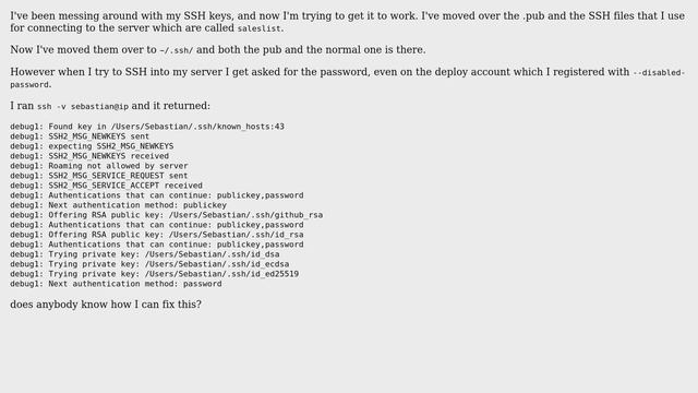 Unix & Linux: ssh asks for password due to unable to locate file смотреть онлайн