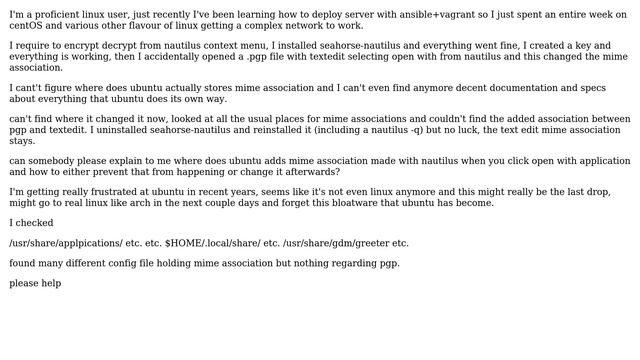17.10 seahorse-nautilus mime association for "decrypt file", getting really frustrated at the... смотреть онлайн