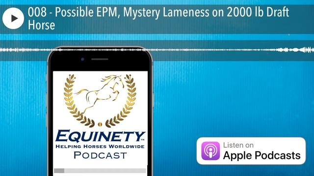 008 - Possible EPM, Mystery Lameness on 2000 lb Draft Horse смотреть онлайн