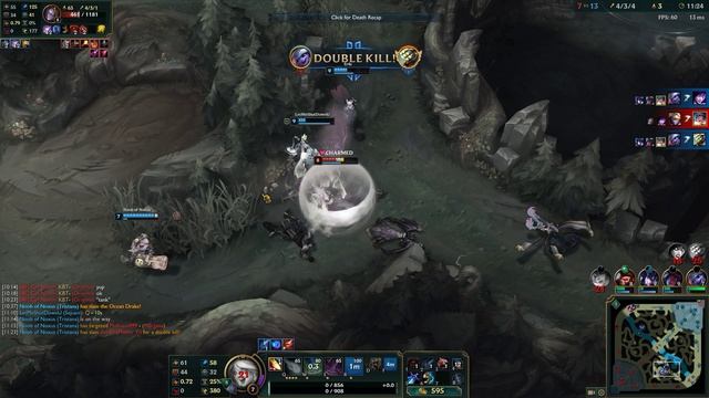 Arcade Sona supporting Tristana League of Legends смотреть онлайн