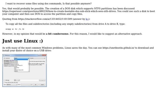 How to recover files from dead windows using dos? (2 Solutions!!) смотреть онлайн