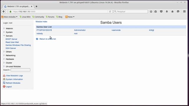 🗂 Acessando e Gerenciando o SAMBA 4 pelo Webmin Level 1 смотреть онлайн