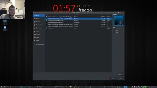 Klik The Linux Player live: linux distro Manjaro XFCE my setup: смотреть онлайн