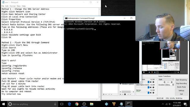 How to fix DNS server not responding in Windows 10 смотреть онлайн