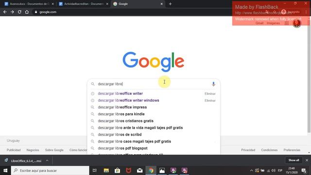 VIDEO 1. Tutorial básico para abrir/descargar el Libreoffice Writer смотреть онлайн