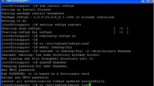 step by step authentication based ftp vsftpd server configuration in Linux CentOS 5ftp server