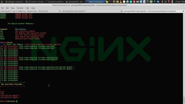 Optiva-Framework Web Application Scanner Tested on BackBox GNU/Linux смотреть онлайн