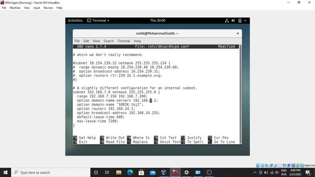 Setting DHCP -Debian 9 смотреть онлайн