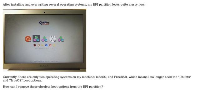 How to delete obsolete boot options from EFI? смотреть онлайн