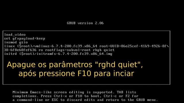 Retirar animações do boot do Fedora Linux смотреть онлайн