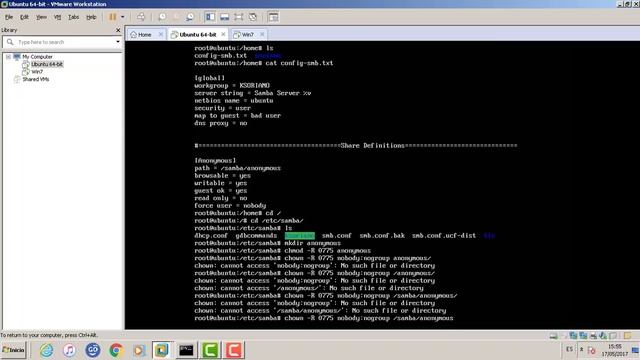 Configuración de Samba en Ubuntu Server 2016 смотреть онлайн