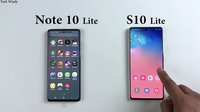 SAMSUNG S10 Lite vs Note 10 Lite | Speed Test | Size | Design | GamePlay Comparison смотреть онлайн