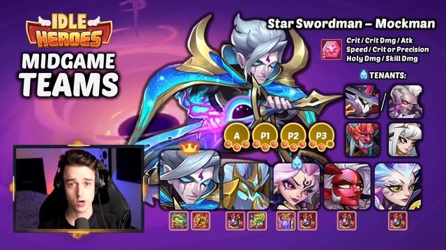 Top 3 IDLE HEROES Teams For ALL Midgame Players