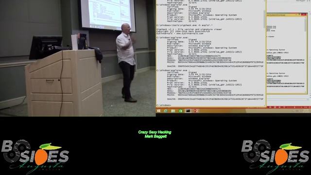BSidesAugusta 2014 Mark Baggett - Crazy Sexy Hacking / Outro смотреть онлайн