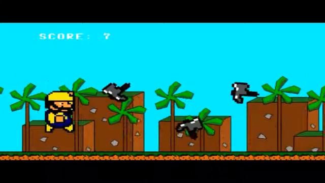 8 Bit Endless Runner Android Gameplay Super Mario Clone смотреть онлайн