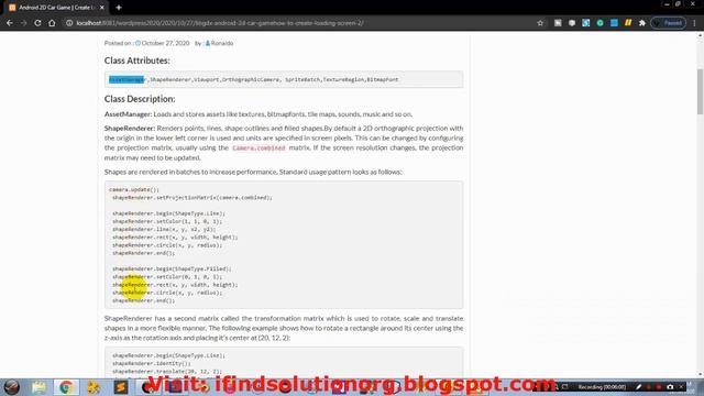 Java and libgdx tutorial android 2D car game #4 смотреть онлайн