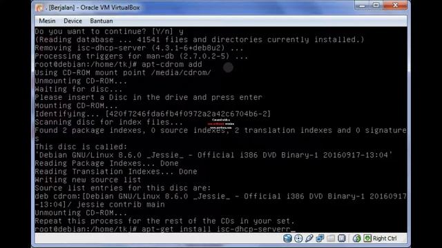 Cara menginstal DHCP di LINUX DEBIAN смотреть онлайн