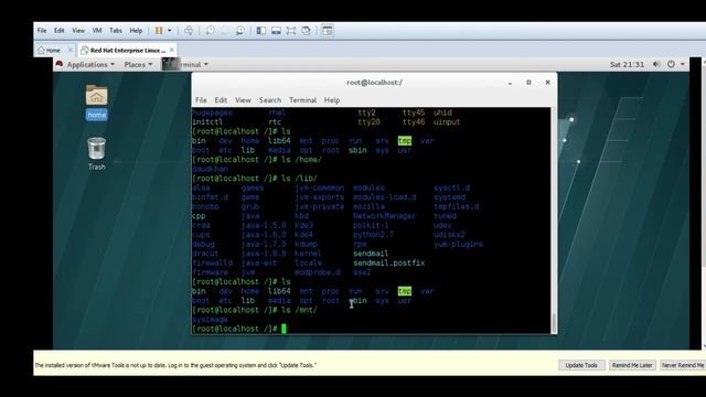 Linux Directory Structure Bangla - Red Hat Enterprise Linux 7.3 Part 4 смотреть онлайн