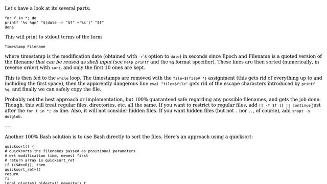 Unix & Linux: Use output from head to copy files with spaces (2 Solutions!!) смотреть онлайн