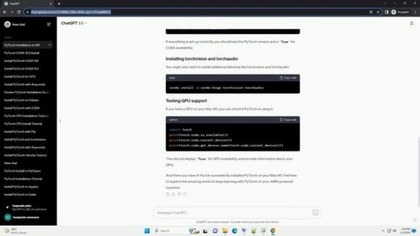 install pytorch for mac m1