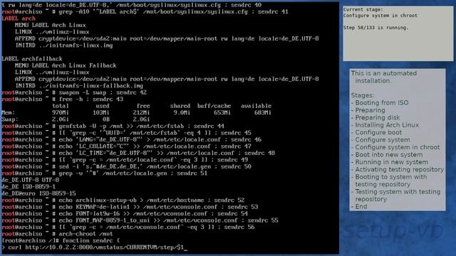 Arch Linux installation recording to kernel 5.18.0-arch1-1 (testing) смотреть онлайн
