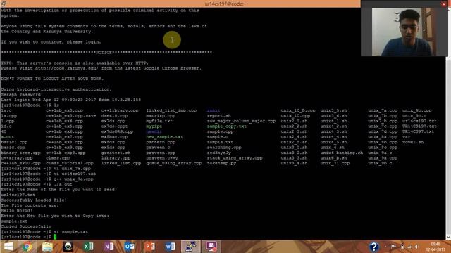 Unix - Experiment 7 смотреть онлайн