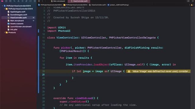 PHPickerViewController iOS 14 Swift Part #1 смотреть онлайн