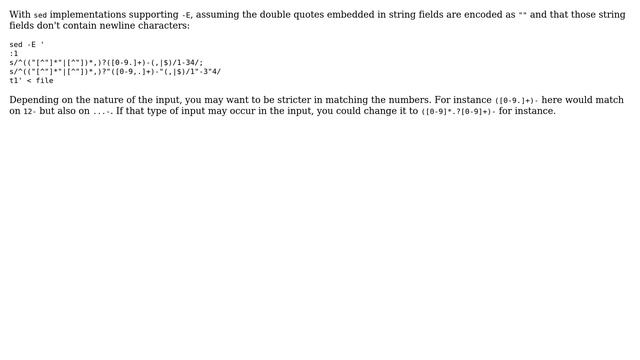 Unix & Linux: trim tailing - and add it leading for Numbers in shell (5 Solutions!!) смотреть онлайн