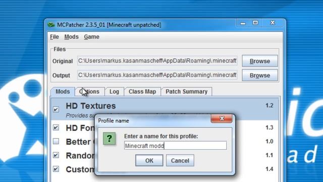 MCPatcher, cambia fácilmente de mod en Minecraft смотреть онлайн